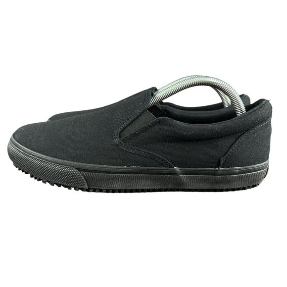 SKECHERS For Work Delvee Slip Resistant Black Slip On Shoes Women's Size 11 - Picture 3 of 10